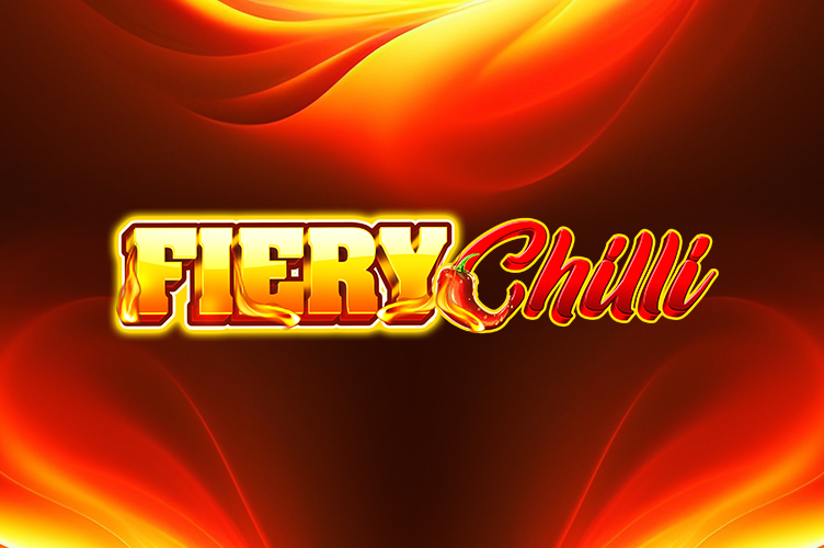 Слот Fiery Chilli с огненным перцем на тёмном фоне