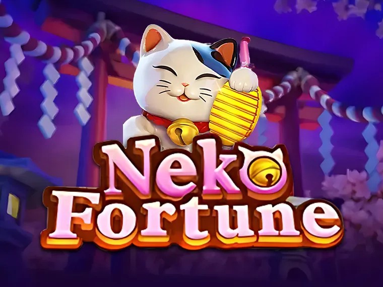 Слот Neko Fortune с котом-талисманом и японскими фонарями